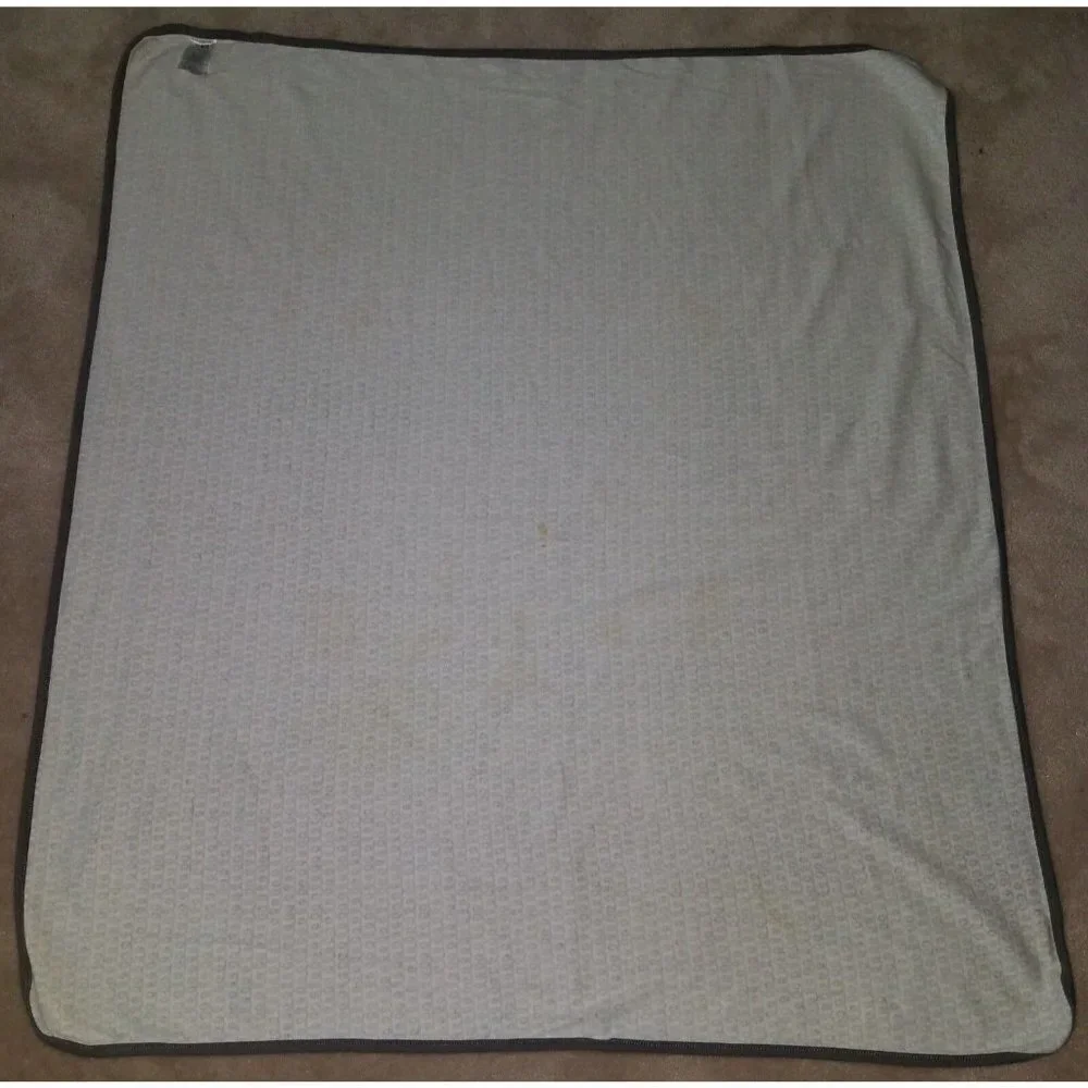 Petunia Pickle Bottom Gray White Spiral Receiving Blanket Lovey SPOT AS IS